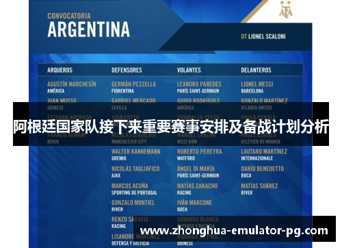 阿根廷国家队接下来重要赛事安排及备战计划分析
